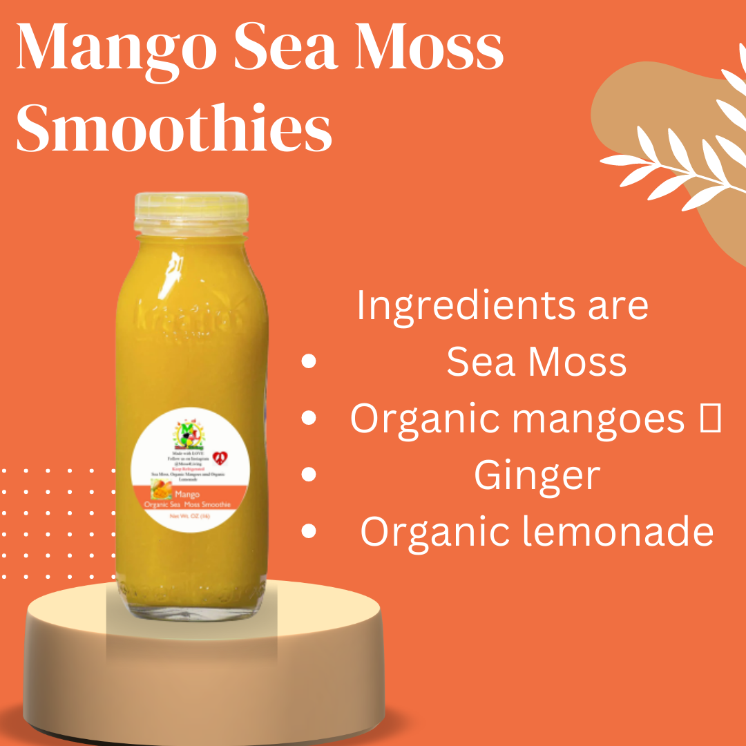 Mango Sea Moss Smoothies